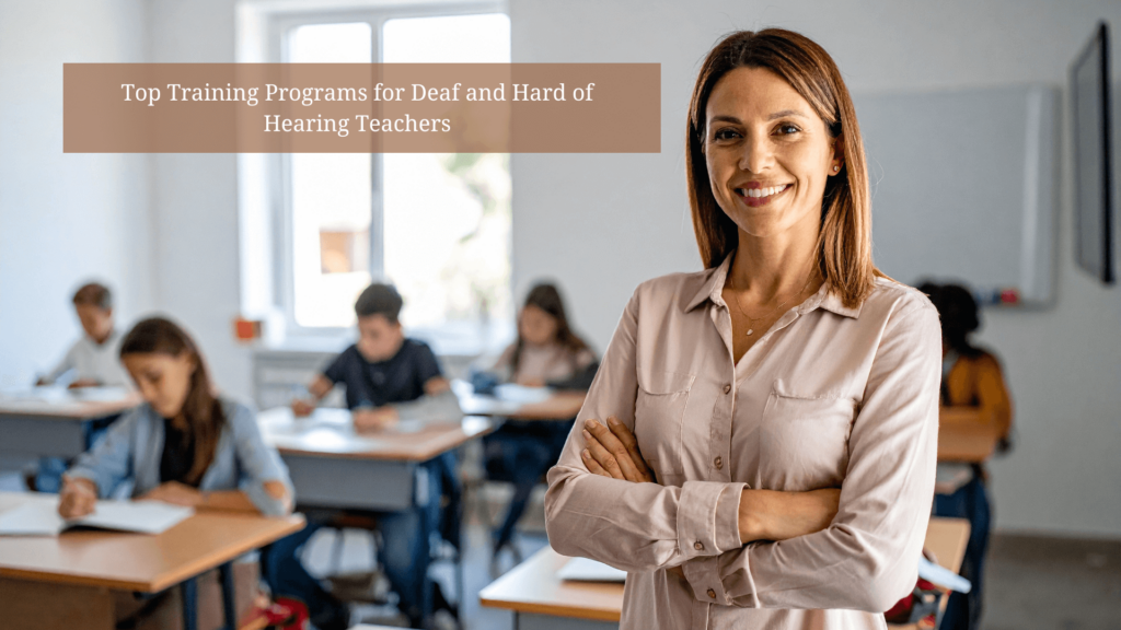 Training Programs for Deaf and Hard of Hearing Teacher