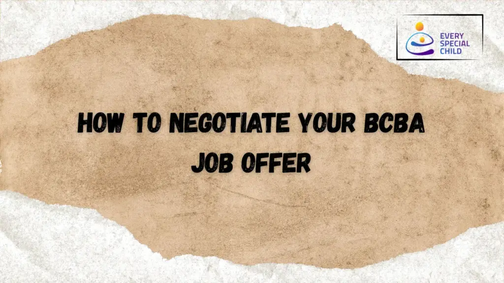 Negotiate Your BCBA Job Offer