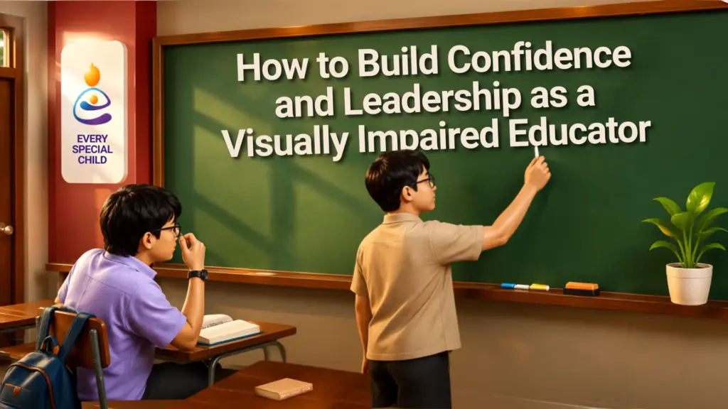 Build Confidence and Leadership as a Visually Impaired Educator