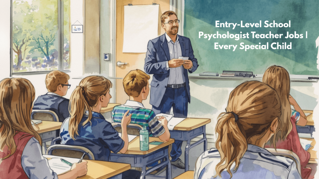 Entry-Level School Psychologist Teacher Jobs