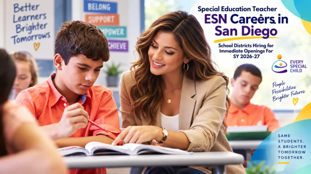 Special Education ESN Teacher Job in San Diego